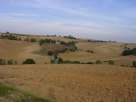 Champs labourés de campagne