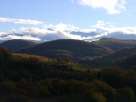 Nuage à l'horizon, autour des montagnes des Pyrènes